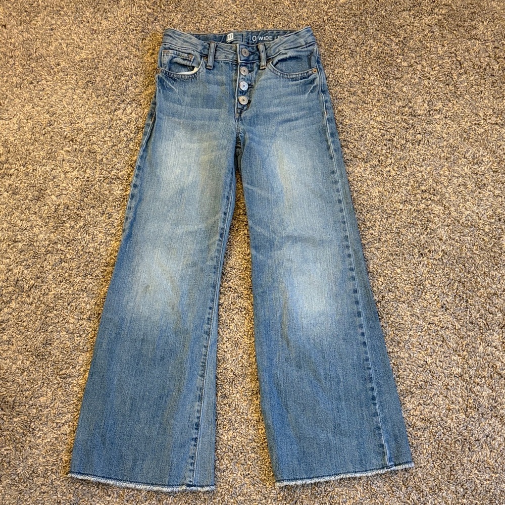Girls Gap Wide-Leg Jeans